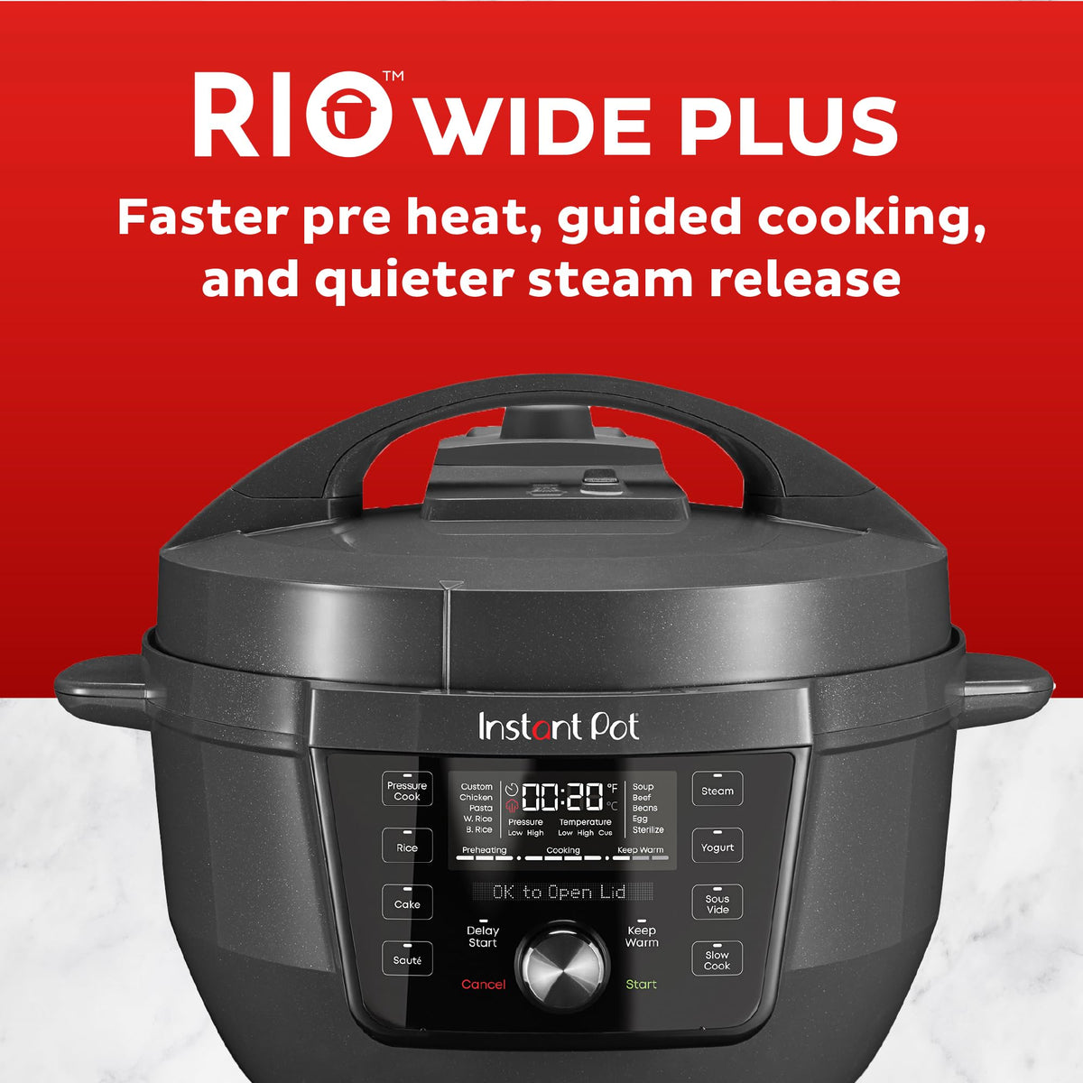 Instant Pot Pro 8 Qt 10-in-1 Electric Pressure Cooker, Black