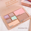 Seven-color Comprehensive Plate Novice Daily Matte Thin And Glittering Highlight Repair Blush Eye Shadow Makeup Palette