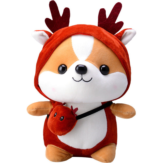 Creative Squirrel Doll Cute Mutable Dinosaur Plush Toy Children's Doll Birthday Gift Doll
