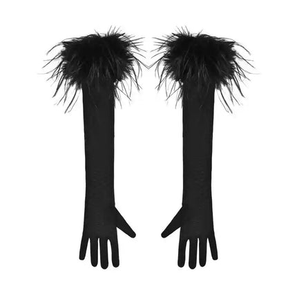 Gothic Office Siren Fur Suit Cape Cloak Coat For Women