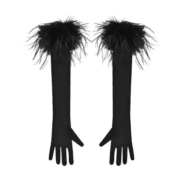 Gothic Office Siren Fur Suit Cape Cloak Coat For Women