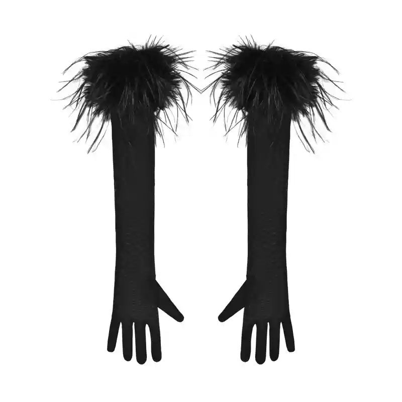 Gothic Office Siren Fur Suit Cape Cloak Coat For Women