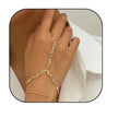 Small Rice-shaped Beads Rice Beads Zircon Pearl Ring Chain Love Finger Chain Ornament