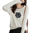 Fashionable Wool Knitted Bottom Blouse For Women