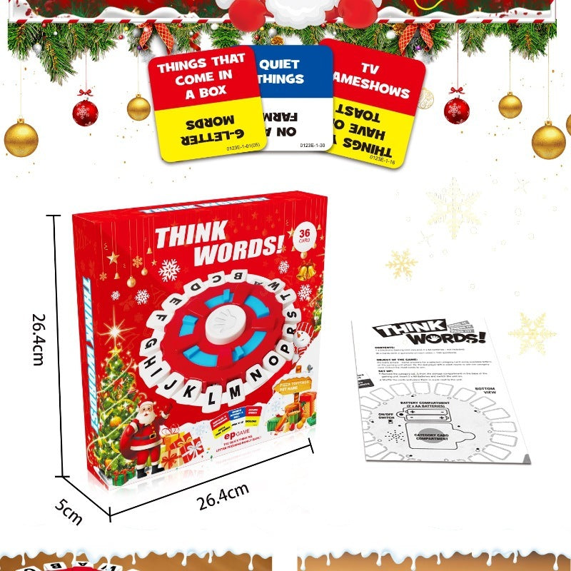 Alphabet Game Board Fast-paced Family Game Toys