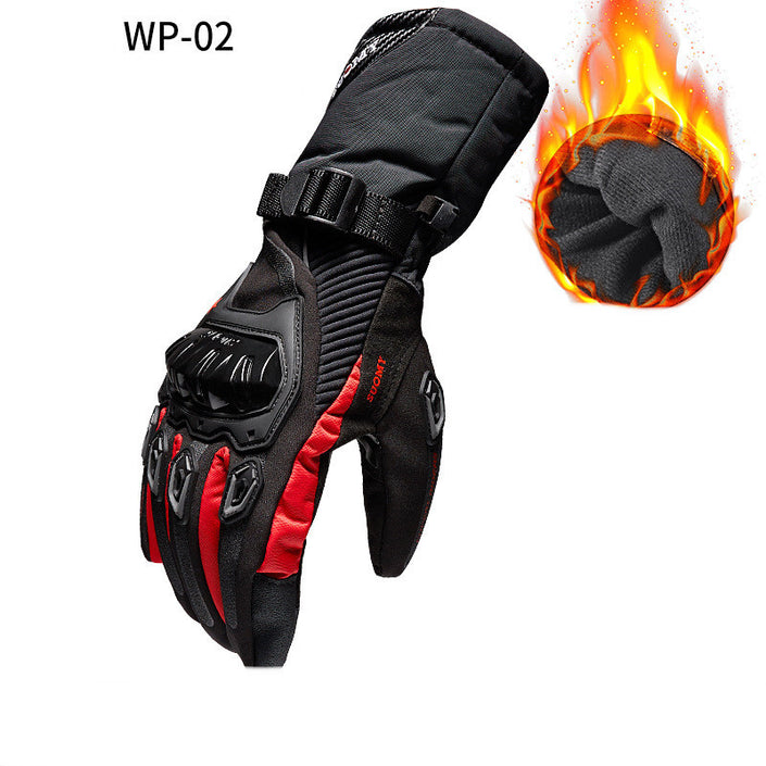 Waterproof Warm Four Seasons Winter Motorcycle Riding Gloves