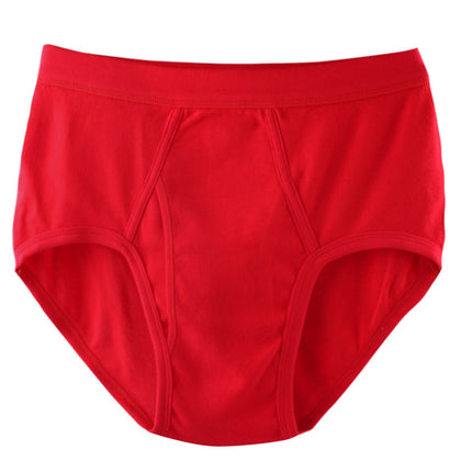 Men White Briefs Cotton Underwear Old School Vintage Style Stretch High Waist skin to breathe Alpscommerce