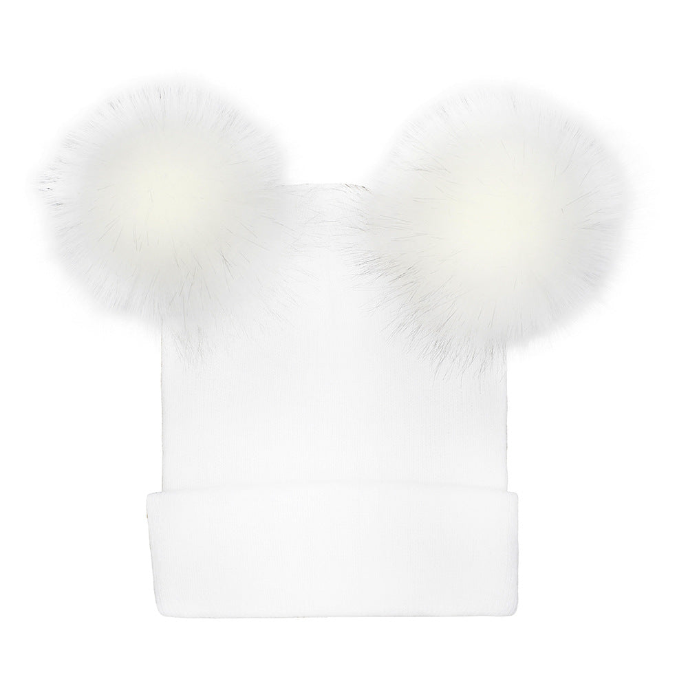 Fashion Women's Double   Woolen Hat