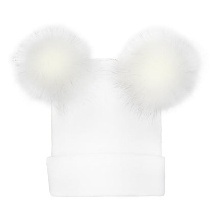 Fashion Women's Double   Woolen Hat