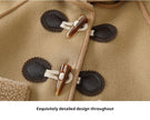 New Stylish Children's Clothes Baby Fleece-lined Warm Wool Coat