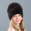 Korean Style Knitted Earmuffs Straw Hat Women
