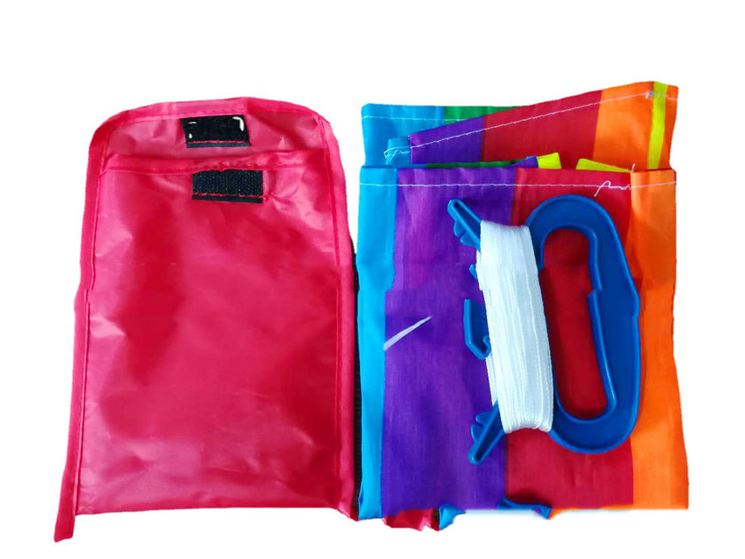 Rainbow Small Pockets Kite Software Children The Long Tail Kite