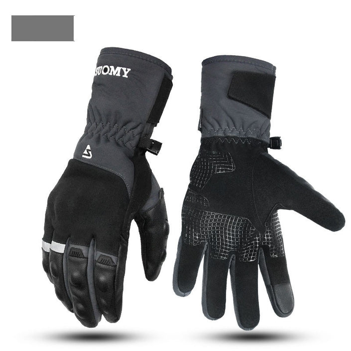 Waterproof Warm Four Seasons Winter Motorcycle Riding Gloves