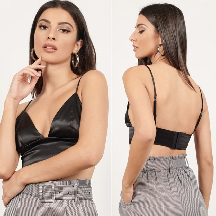 Nightclub Women's Sexy Tube Top Underwear Seamless Babes Straps