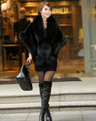 Women's Fur Talma Fur Warm Rabbit Fur Coat