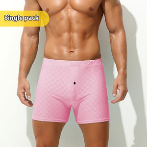 Men's Sports Ice Silk Breathable Boxer Shorts
