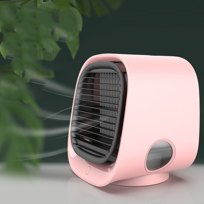Air Cooler Fan Mini Desktop Air Conditioner with Night Light Mini USB Water Cooling