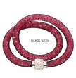 Mesh crystal bracelet