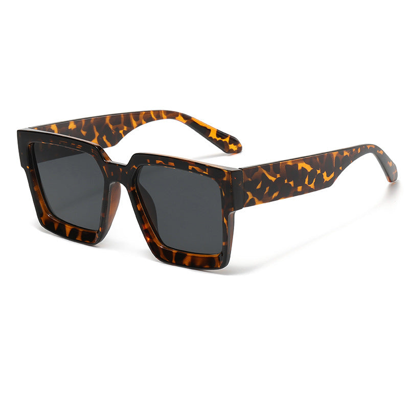 Large Frame Square Sunglasses Women's Fashion Sunshade