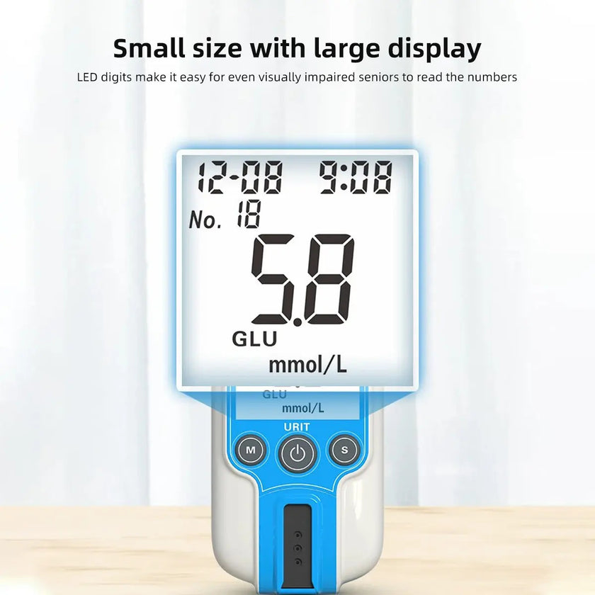 Diabetes Blood Cholesterol Uric Acid Glucose Meter