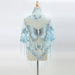 Lace Hollow-out Solid Color Triangle Women's Scarf