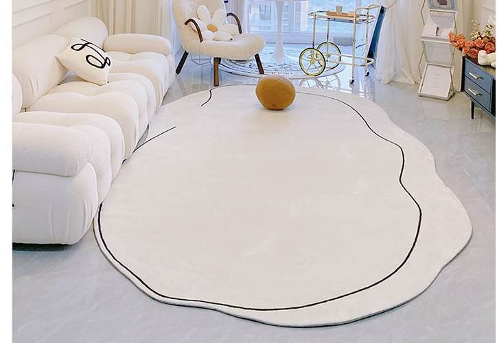 Minimalist Living Room  Cashmere Carpet