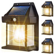 Solar Power PIR Motion Sensor Wall Lights LED Outdoor Garden Security Lamp UK