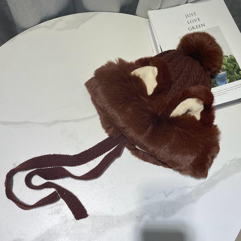 Fashion Thickened Plush Woolen Hat Women