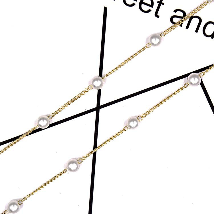 Fashion Simple Pearl Glasses Chain Accessories
