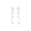 Women's Fashion Long Flower Tassel Earrings