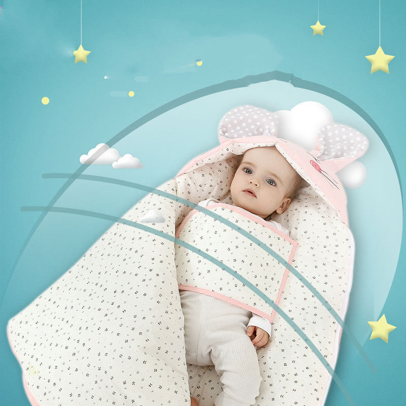 Children's Autumn And Winter Pure Cotton Padded Warm Sleeping Bag