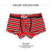 Men's cotton underwear comfort striped boxer briefs