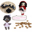 Full Black Eye Screw Eye Flash Eye Toy Accessories