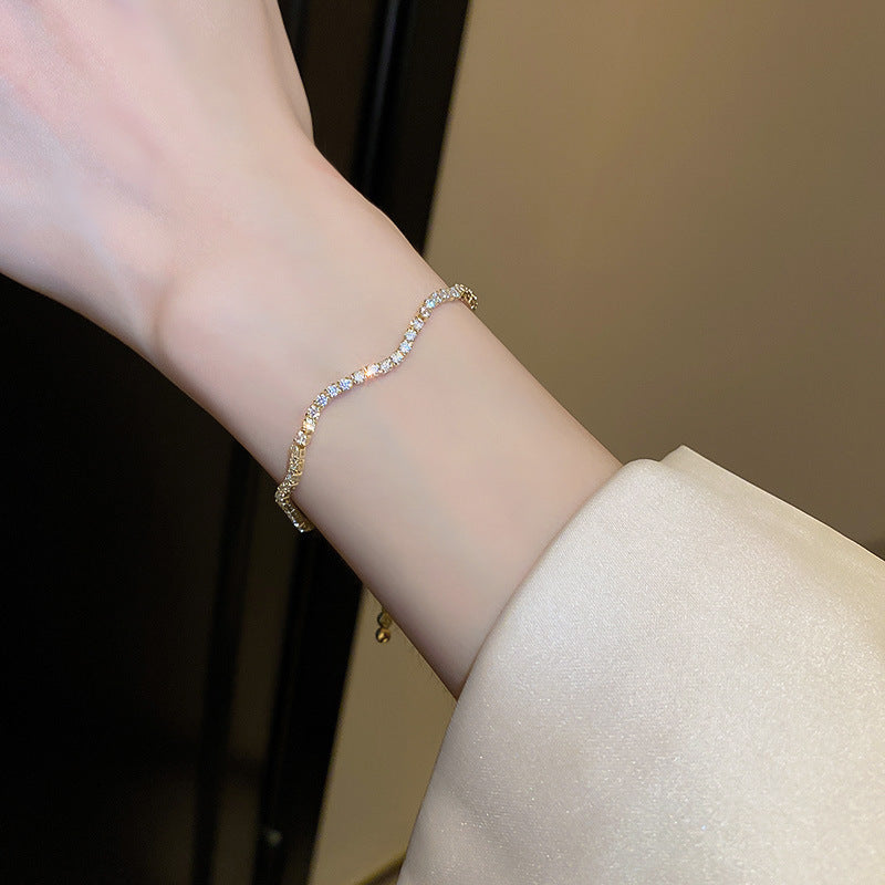 Wave Geometric Adjustable Bracelet Temperament