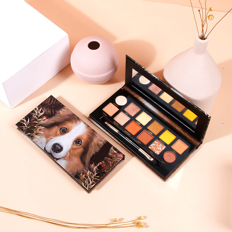 New noble pet twelve-color animal eyeshadow