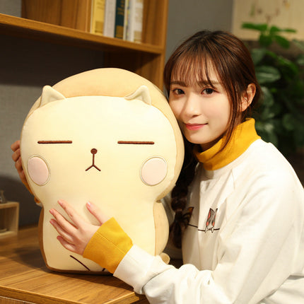 Cartoon toast cat plush toy