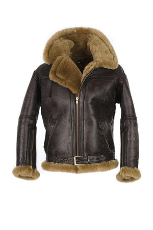Western Antique Trendy Fur Coat For Men Winter