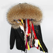 Loose short fur coat