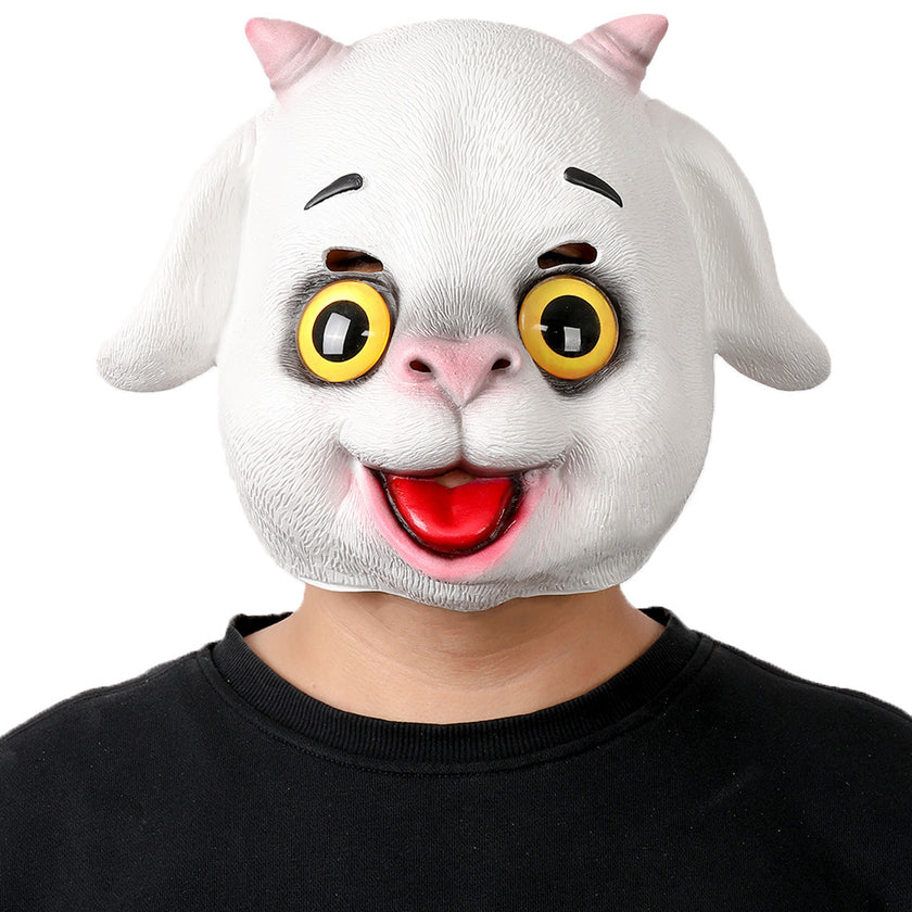 Halloween Bald Old Man Mask Old Grandpa Headgear Props