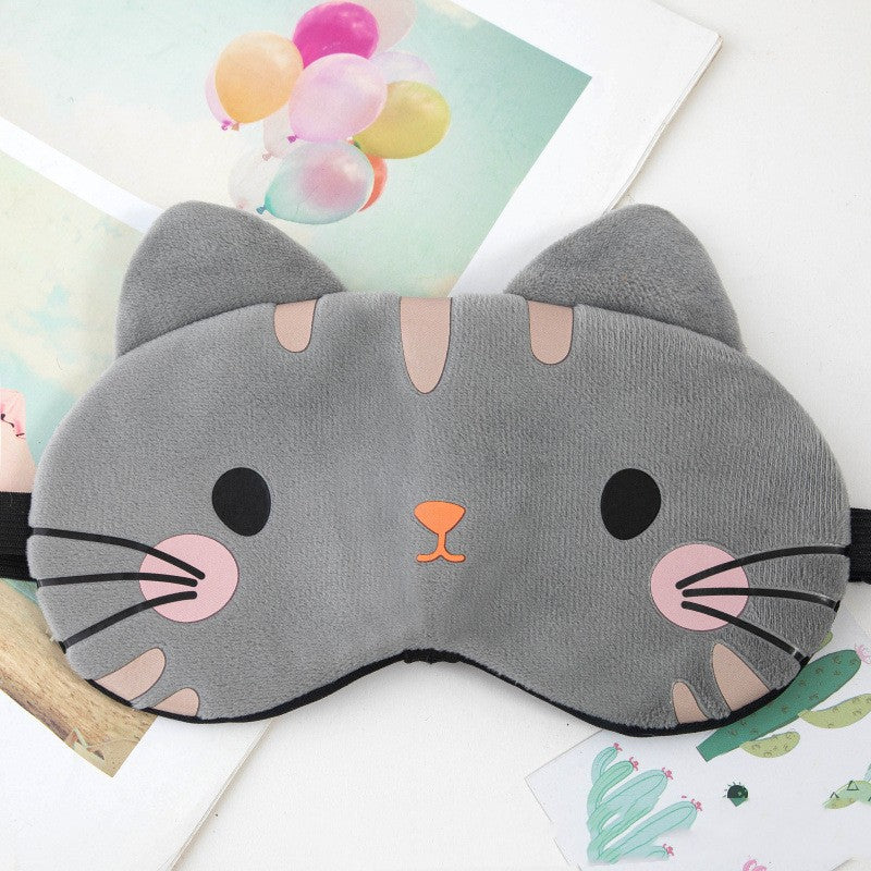 Cartoon Cute Plush Sleeping Eye Mask