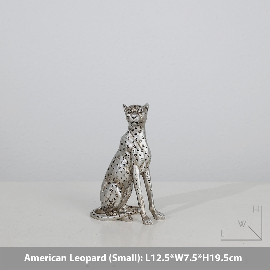 Leopard Resin Crafts Home Ornament And Decoration