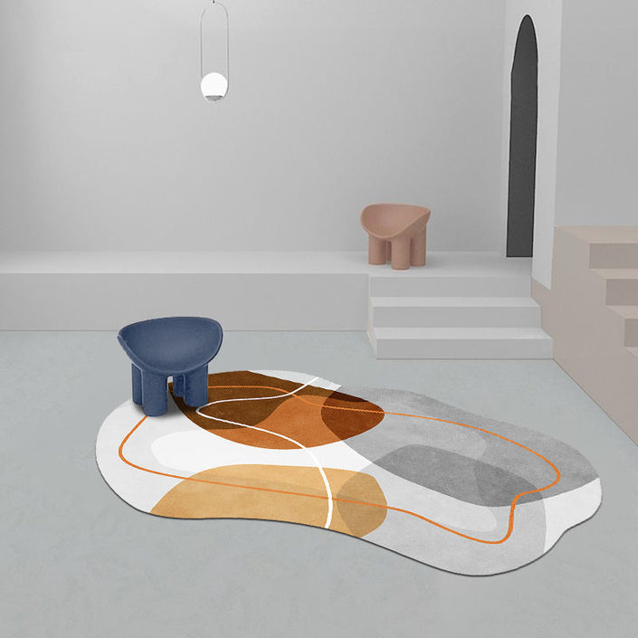 Shaped Irregular Carpet Living Room Coffee Table