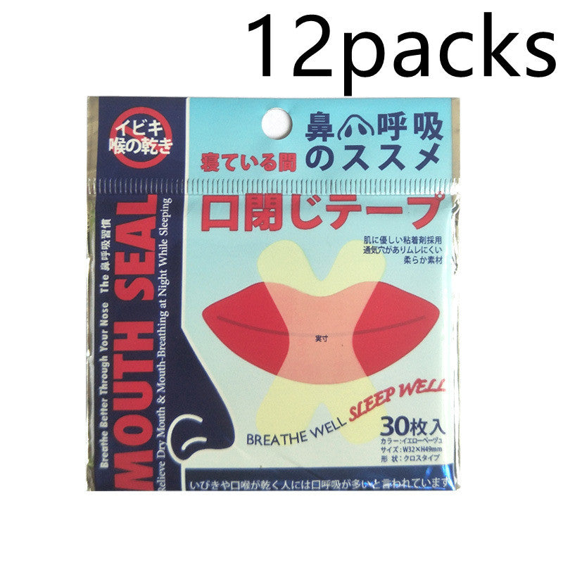 Anti Snoring Mouth Tape Sleep Strip Better Nose Breathing Improved Nighttime Sleeping Less Mouth Breathing Health Care