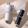 2pcs 8ml Empty PU Twist Perfume Spray Bottle Portable Mini Refillable Rotatable Fragrance Atomizer