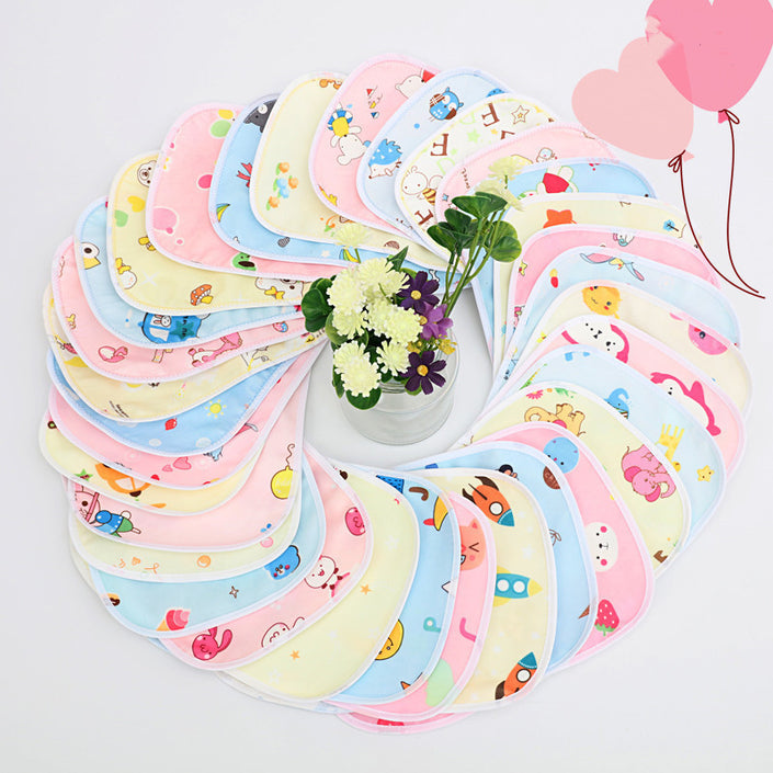 Fashion Newborn Crystal Velvet Waterproof Bib