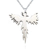Phoenix Bird Titanium Steel Necklaces For Women Men