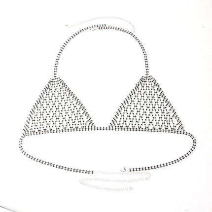 Personalized Beach Party Sexy Bikini Rhinestone Underwear Body Chains Women