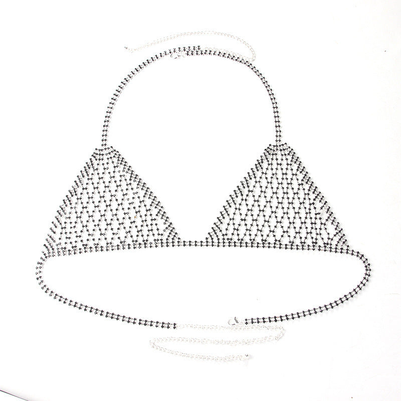 Personalized Beach Party Sexy Bikini Rhinestone Underwear Body Chains Women