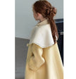 Thickened Medium-length Yellow Coat For Children