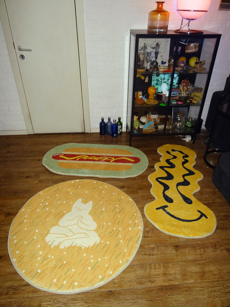 Aisle Thickened Cashmere Strip Carpet